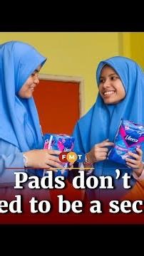 This sanitary pad vending machine is fighting period stigma