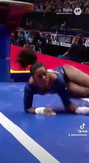 Gymnast Cooked Her Vault Routine | Mega Fail #gymnastics #fail #cooked #ouch #ohno
