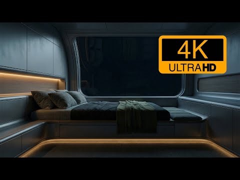Deep Space Bedroom 🚀🌌 | Sci-Fi Ambience for Sleep, Study & Relaxation