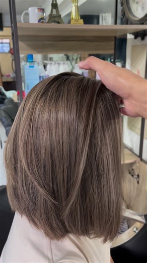 Khaki hair color😊❤️🙏🏽. #Touch_of_bryan hair clinic salon/spa. For inquiries & appointment please call/tex ( 639356588652(vigan 0776045461 ) or visit. Bonifacio st Brgy 1, benjos building.front old shell vigan/ near JRS .At touch of bryan hair clinic salon & spa Vigan City ilocos sur. Cabugao Branch 077674 0610) 639356588652 or visit,Cabugao branch brgy rezal ilocos sur, front of suero hospital, second floor at guanzon, beside fatima coop.#Touch_of_bryan #transformation @highlight#Touch_of_bry