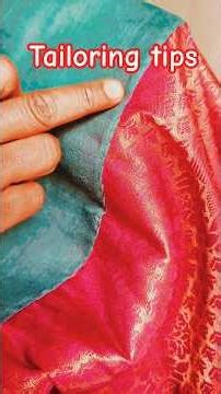 Saree Fall Easy Attaching | Beginners Tailoring Tips | Simple Trick#Without mistakes clean stitching