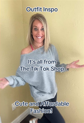 Outfit of the Day Inspo! All from the Tik Tok Shop!! #womensfashion #tiktokfashion #womensshoes #affordablefashion #tennisshoes