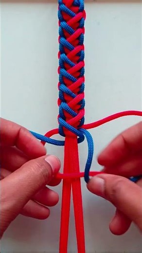 different style cobra snake paracord bracelet tutorial #shorts #shortsfeed #ytshort #knot