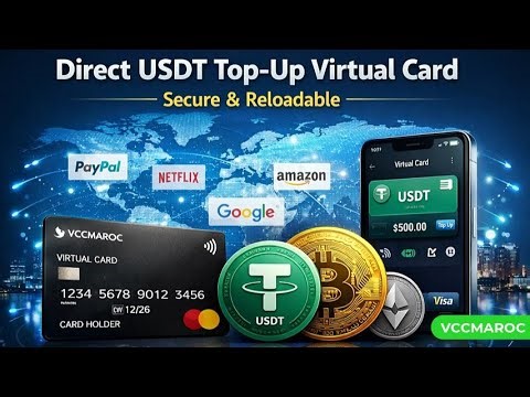 How to Top Up Virtual Card with USDT TRC-20 (Instant Credit) | VccMaroc.com