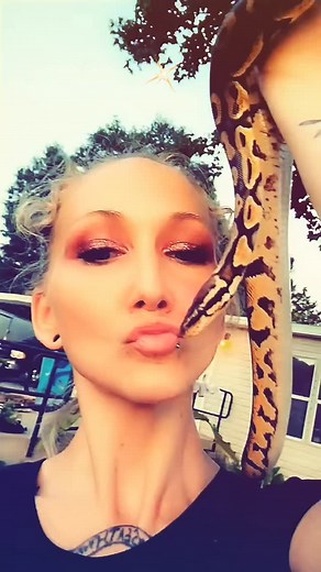 81 reactions · 18 comments | #python #snake #pythongirls #fypシ゚viralシfypシ゚ | Megan Mines | Facebook