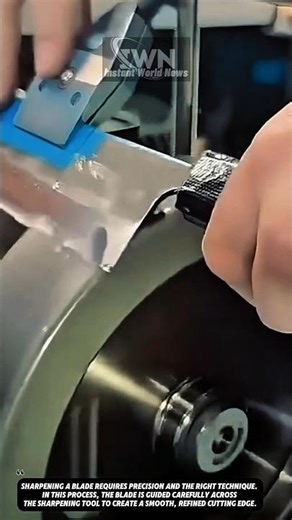 Precision Blade Sharpening Technique – Creating a Perfect Edge #innovation