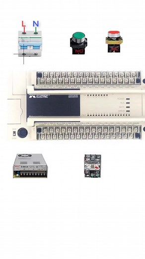 Đấu Nối Cơ Bản Input Output PLC Mitsubishi