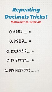 4.1K views · 60 reactions | Master Repeating Decimals: Tricks to Simplify Your Math! | ORC Online Review PH | Facebook