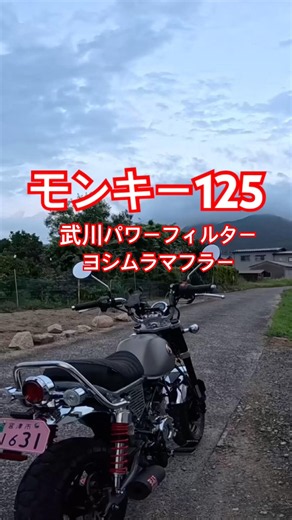モンキー125 武川パワーフィルター&ヨシムラマフラー 走行サウンド #モンキー125#honda125#ヨシムラマフラー#バイク