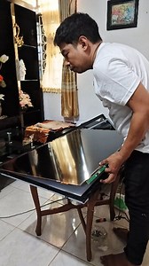 Ganti lampu latar Sharp LC-40LE430M #lampulatar #40LE430M #sharp #layargelap #servistv #servis #servispanggil #panggilan #service #homeservice #repair #backlight | Fajar Rusdi