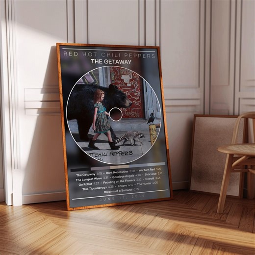 Red Hot Chili Peppers Poster | the Getaway Poster | Album Poster Print | Album Cover Poster | Rock Music Poster | Room Decor | Music Gift - Etsy