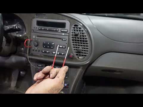 How To Remove Radio, SID & ACC Unit SAAB 9-3 1999-2002/2003CONV
