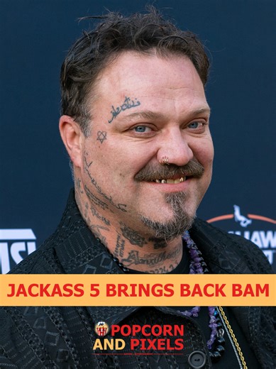 Bam Margera will appear in Jackass 5 using unseen archive footage, despite not filming new stunts. #jackass #BamMargera #popculture #MovieNews #fyp