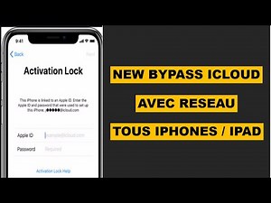 NEW BYPASS ICLOUD AVEC RESEAU TOUS LES IPHONES