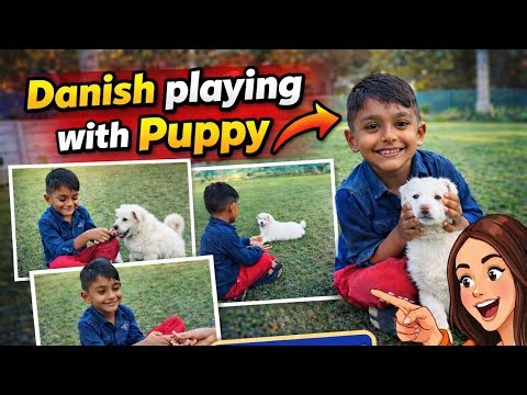 Danish Ka Cute Puppy Ke Saath Pyara Moment 🐶