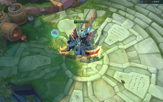 霸天异形卡兹克，进化qwe技能，虽然不算螳螂最好看的皮肤但是还挺帅的