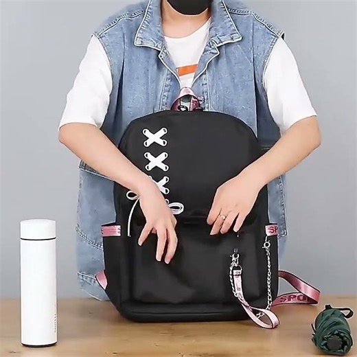 Stylish Ribbon Bow Backpack for Girls 💕 | Trendy School Bag 2025