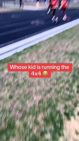 Track and Field Fun: Kids Running the 4x4 Race