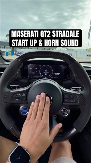 2026 Maserati GT2 Stradale START UP & HORN SOUND #catchingcars #maserati #gt2stradale #startup