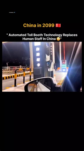 𝗂𝗇𝗇𝗈𝗏𝖺𝗍𝖾.𝗂𝗈 on Instagram: "DM For Credit / Removal 📨 This video demonstrates an automated toll booth system in Nanjing, China, where a robotic arm equipped with AI vision, depth sensors, and multi-axis control interacts with vehicles to distribute entry cards, scan QR codes, read license plates, verify payments, and monitor vehicle positions in real time. The process occurs at night, showing the arm extending from a booth to handle a white sedan without human intervention, emphasizing
