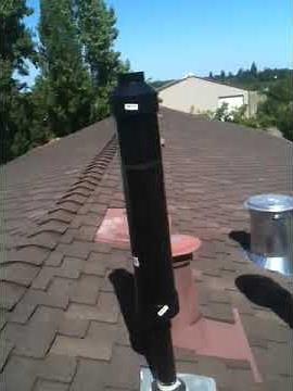 Silencer for a noisy heater furnace exhaust, turn your volume up