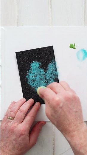 Embossing Folder Paint Technique | Sizzix + Seth Apter