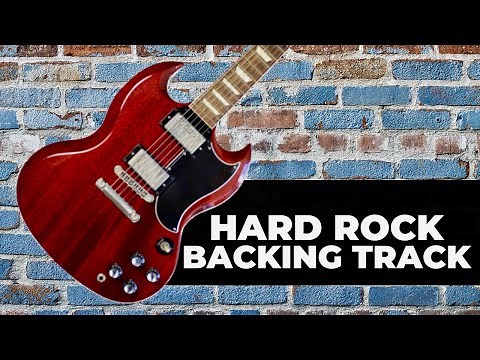 Hard Rock Guitar Backing Track In Am - 130 BPM