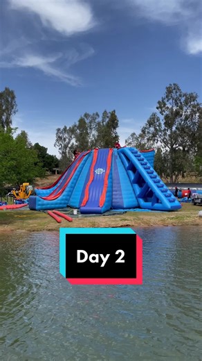 Day 2 of @Splash-n-Dash Aqua Park The largest inflatble water park in America 🇺🇸 #splashndash #lakemcswain #lakedays #summer #thingstodo #summervibes
