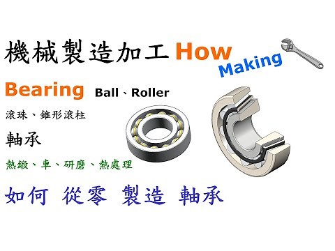 深入了解滾珠軸承製造：製作方法與加工製程詳細介紹 [中英字幕]