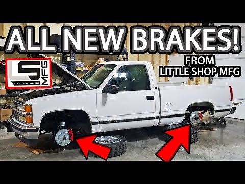 OBS Silverado Brake Upgrade from Little Shop Mfg. How To with Rear Disc Conversion