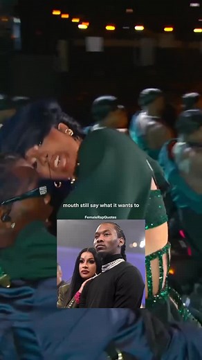FemaleRapQuotes on Instagram: "When Cardi B danced on Offset performing “Clout.” #cardib #foryou"
