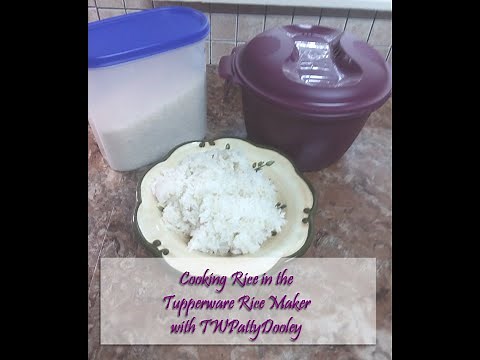 How to cook rice using the Tupperware Microwave Rice Maker