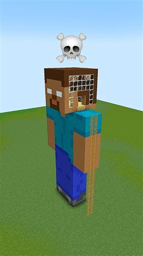 Minecraft Inside Statue Build Battle - Noob vs Pro vs Hacker vs God #shorts #minecraft