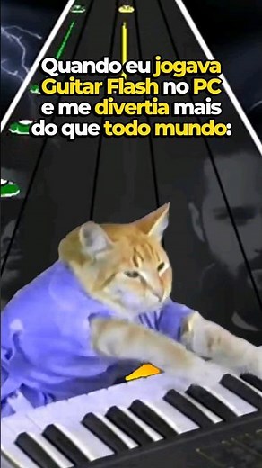 No Guitar Flash era assim: a gente só tinha um teclado e um sonho! 😂🎸