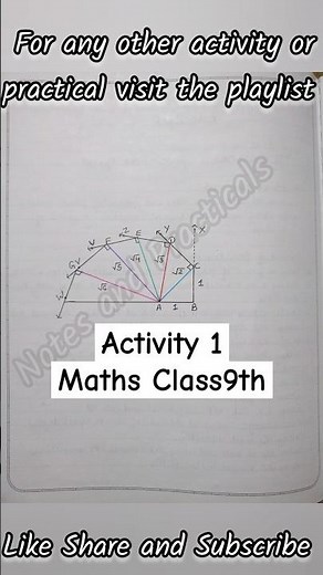 Class 9 Maths Lab Activity 1 Solution// Maths Lab Practical Class 9// #mathsactivity #maths #file
