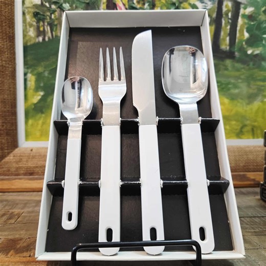 Vintage 1980s Cutlery Sets (6 Sets Total) – Made in Japan 4‑piece ABS & Stainless Steel Flatware in Original Box, 80s Retro Kitchenware - Etsy