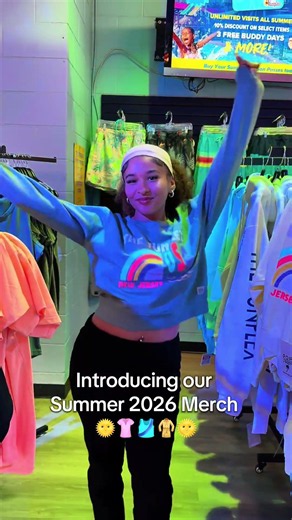 summer just got a wardrobe upgrade 😎☀️introducing the 2026 merch lineup at The Funplex 🔥