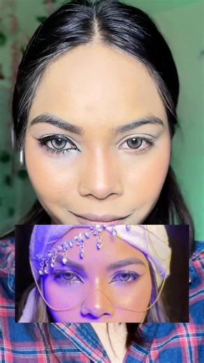 Arabic easy eye makeup tutorial ❤️ #tutorial #ytshorts