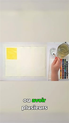 Tip for vibrant watercolor colors
