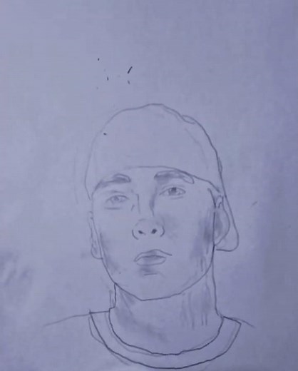 how to draw Eminem #draw #shortsvideo #eminem
