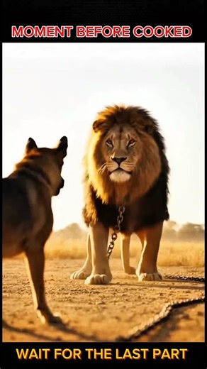 🦁 lion vs dog 🐶 #kingforest #king of lion #comedy #memes #edit #duet