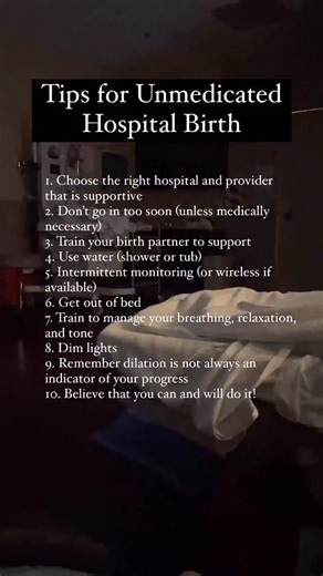 Learn the 4 Secrets to an Unmedicated Hospital Birth in our FREE CLASS 🎉🎉 Comment #secrets to save your spot | The Balanced Birth Couple