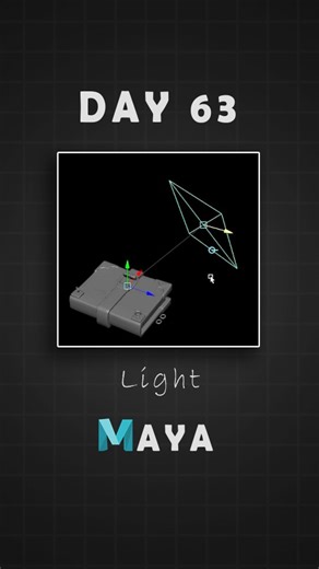 3D Artist | Freelancer on Instagram: "( DAY 63 ) Don’t adjust Maya lights manually ❌. Press T to get the extra gizmo ✅. Now use this gizmo to move, rotate & adjust your light easily without struggling. #MayaTips #3DLighting #MayaTutorial #CGArtist #3DWorkflow"