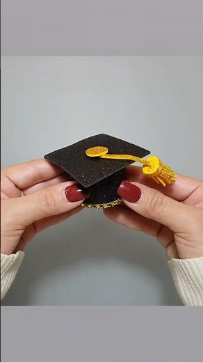 Cómo hacer un birrete mini para ramo de graduación🎓Parte 2