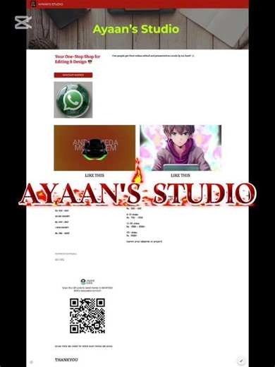 AYAAN'S STUDIO| VISIT NOW|LINK IN DESCRIPTION