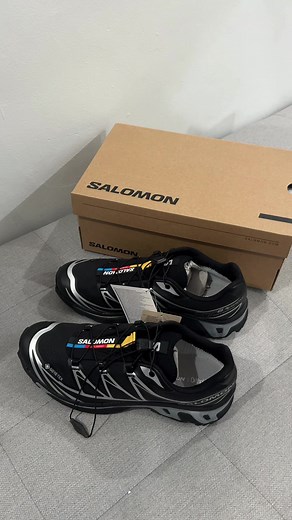 Salomon XT-6 Gore-Tex Black Silver Shoes