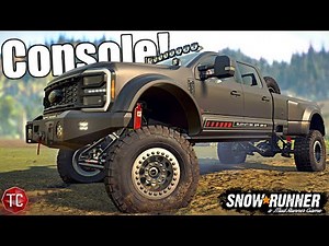 SnowRunner: NEW, CONSOLE & PC Ford F550 Super Duty! Incredible CUSTOMIZATION!