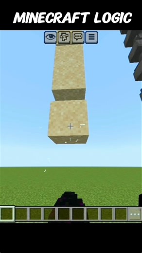 Minecraft Logic🤔 #minecraft #gaming #shorts