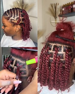 Lemonade twists tutorials using kinky extensions by @coiffurebyannemarie #hairstyle #hairtransformation #braidstyles #braids #hairgoals #hair #reels #viralvideo #viralreels | Diseph Benson Page