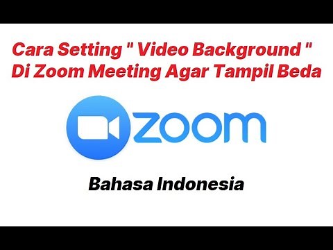 How to Set "Video/Background Animation" in Zoom Meetings to Make Them Look Different